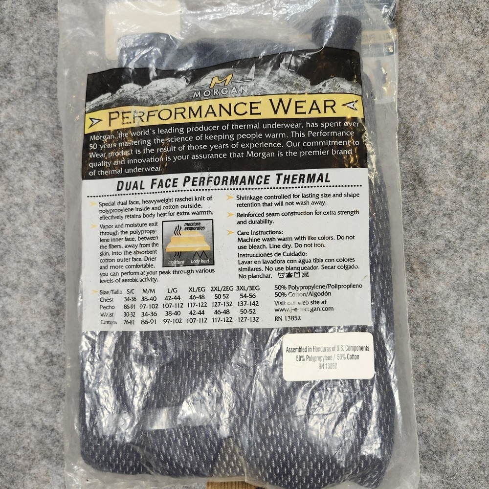Morgan Performance Dual Face Thermal Men Pants‎ XL 42-44 Hunting Fishing New - Picture 7 of 7